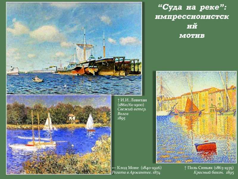Сочинение-описание по картине свежий ветер. волга левитана