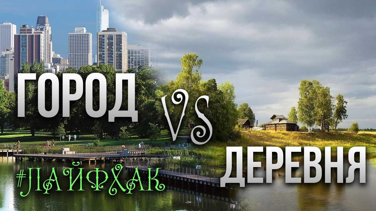 7 лучших сочинений на тему «где лучше жить в городе или в деревне»