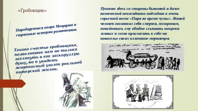 Анализ повести пушкина гробовщик