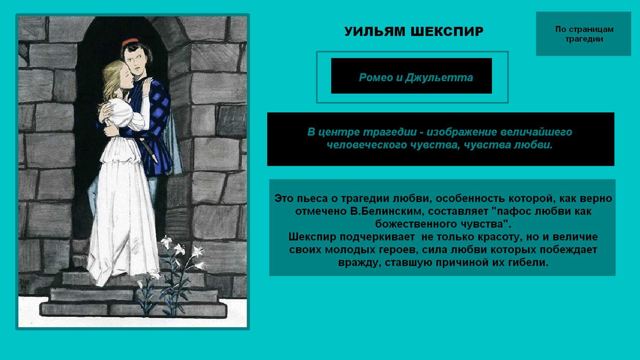 Сочинение меркуцио в трагедии шекспира ромео и джульетта