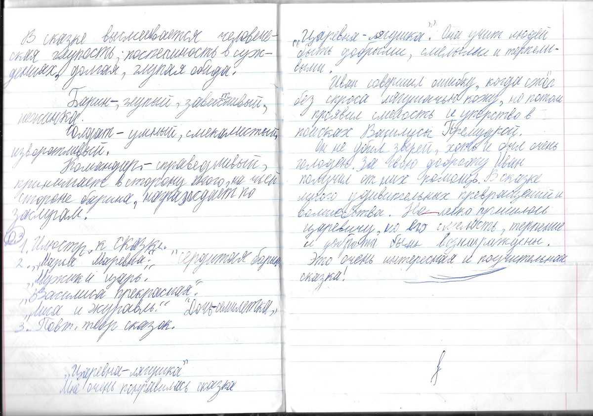 Сочинение на тему: "моя любимая сказка а.с. пушкина"