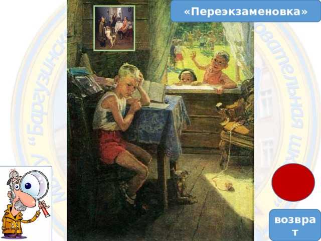 Решетников переэкзаменовка описание картины. уроки культуры: опять двойка — описание картины ф решетникова