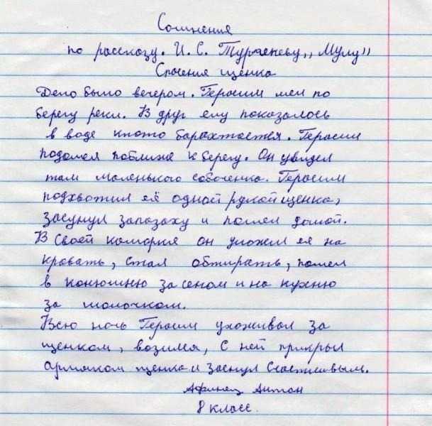 Сочинение на тему: образ герасима в рассказе и. с. тургенева «муму»