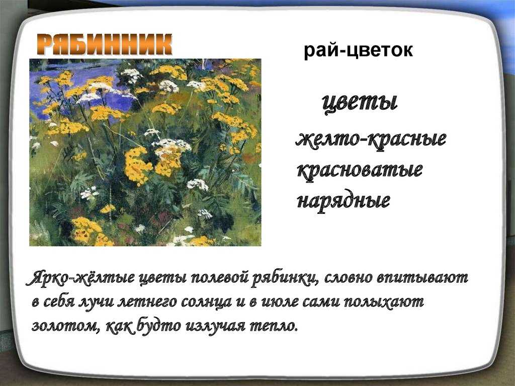 Полевая рябинка сочинение 5 класс картина рылова - граматика и образование на napishet.ru