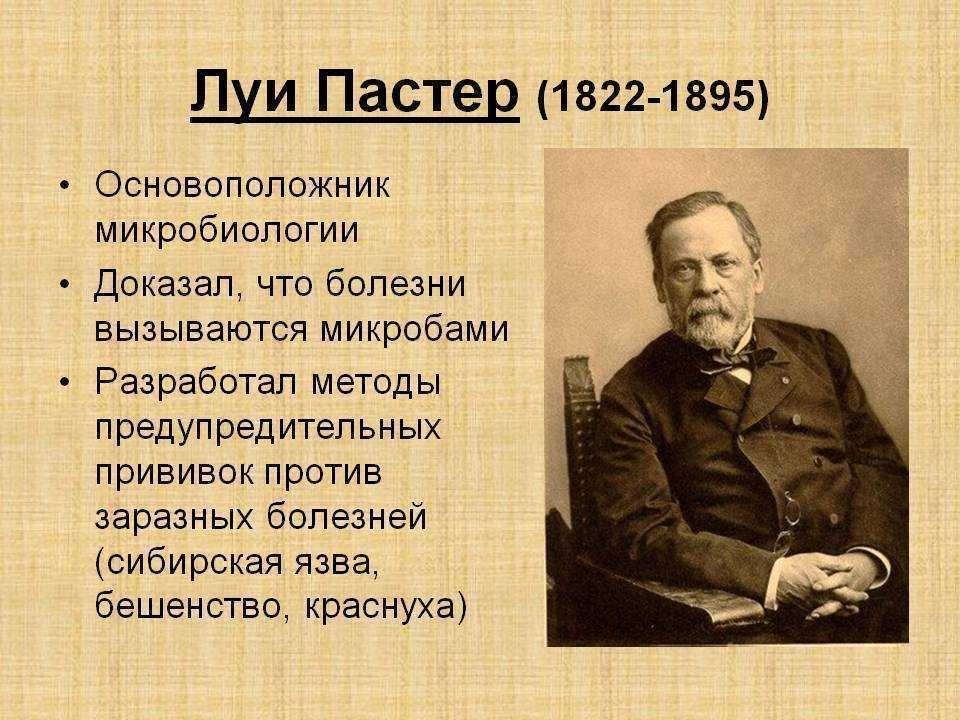 Луи пастер и его открытия доклад