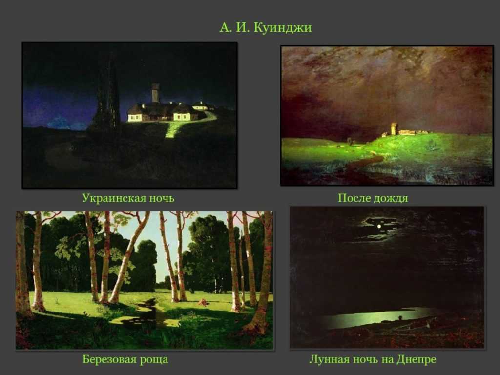 Сочинение по картине куинджи "березовая роща"