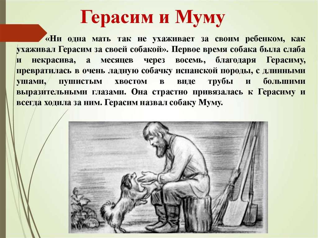 Кратко «му-му» и. с. тургенев