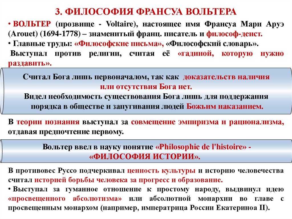 Вольтер - краткая биография, факты, личная жизнь