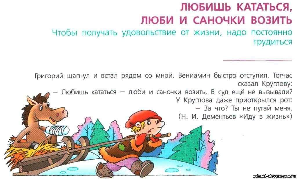 Определите наклонение глаголов из пословицы "любишь кататься, люби и саночки возить" какие тут - узнавалка.про