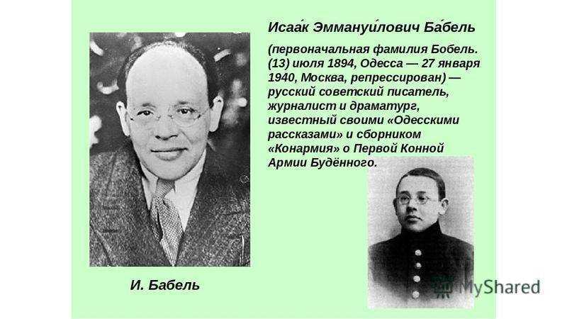 Краткая биография бабель ❤️ - биографии