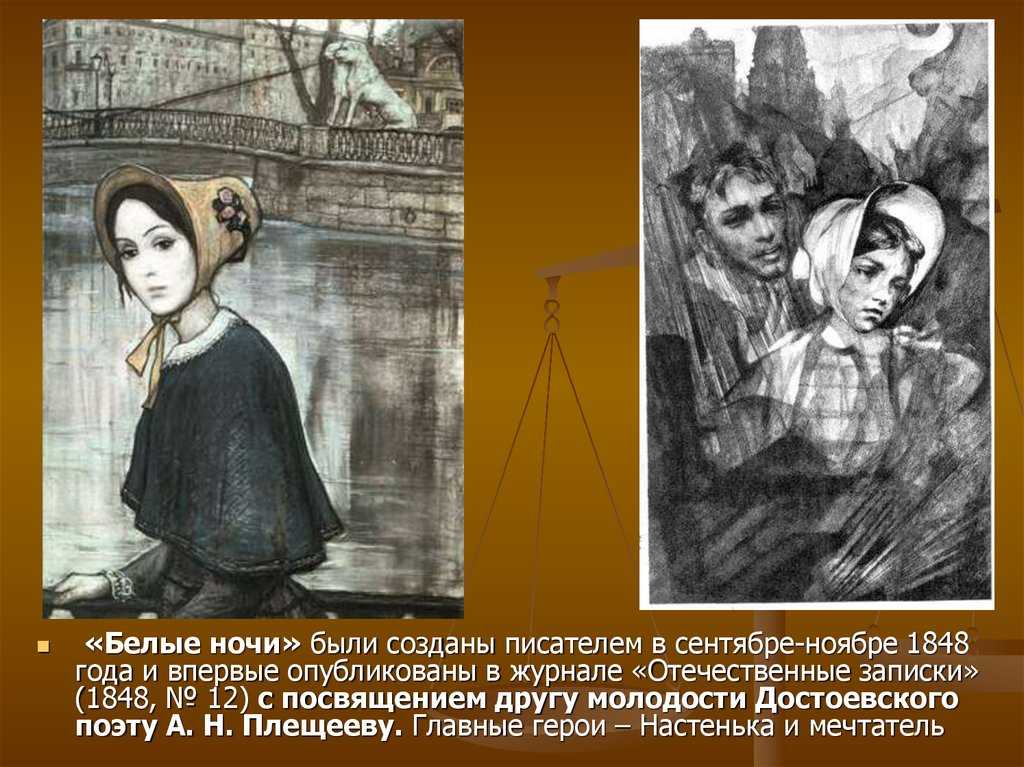 Характеристика настеньки белые ночи с цитатами. белые ночи характеристика настеньки