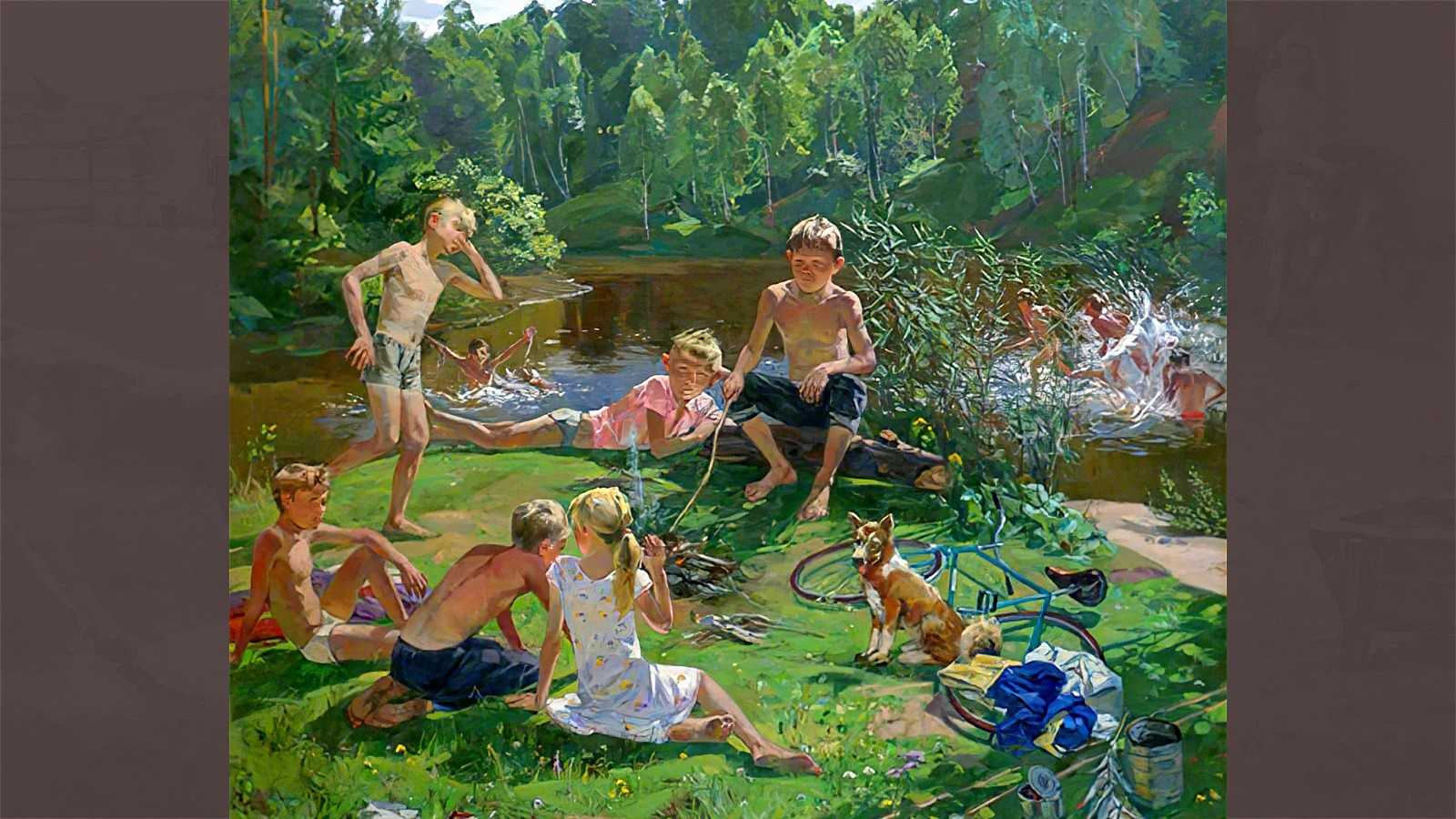 Сочинение по картине сайкиной «детская спортивная школа», 7 класс