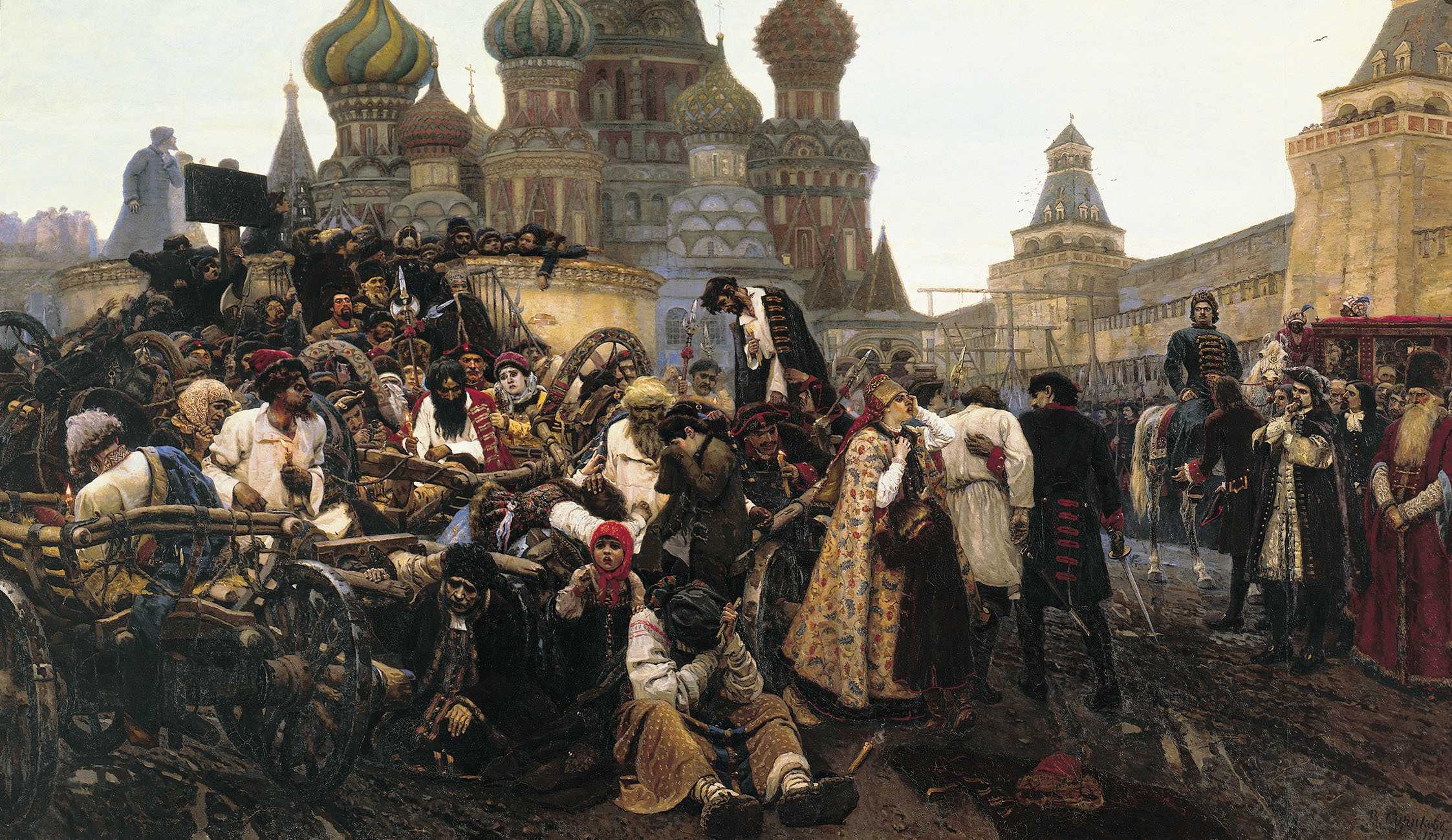 «утро стрелецкой казни» – трагедия россии на полотне сурикова