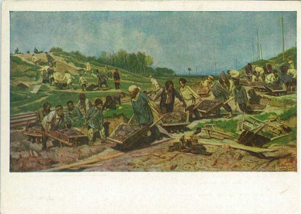 Рассказ по картине железная дорога. савицкий