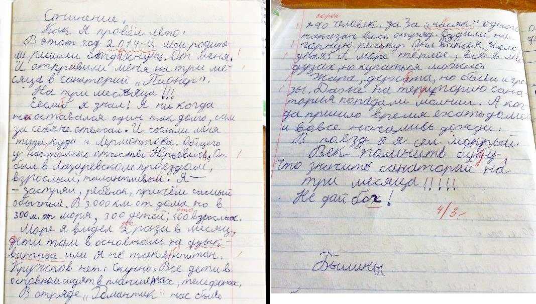 Сочинения как я провела лето на английском 8 класс 5-6 предложений коротко ​ - узнавалка.про