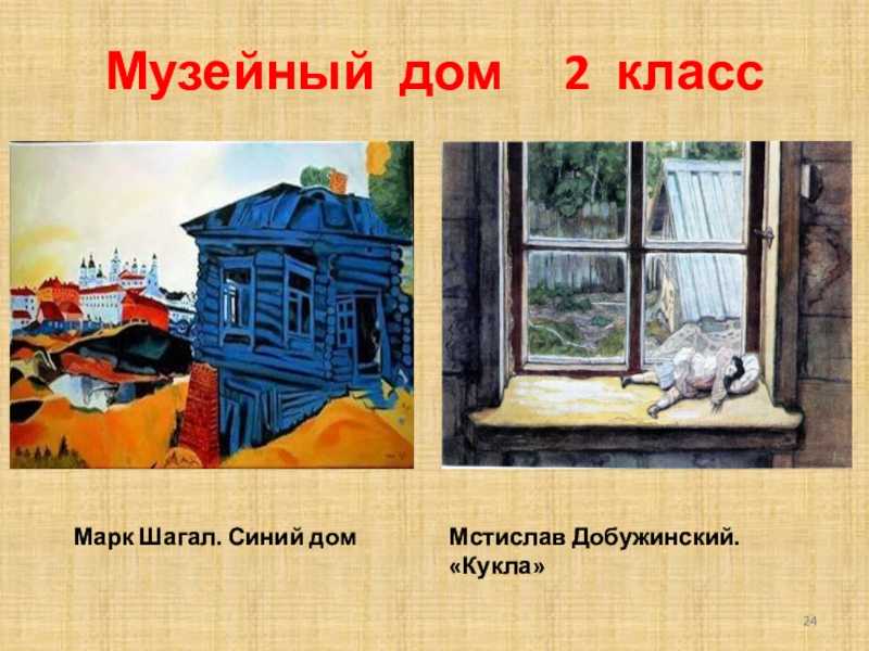 Описание картины марка шагала «синий дом»