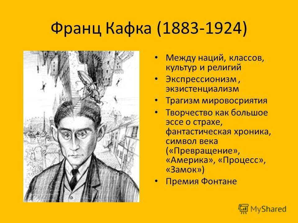 Франц кафка: «литература — это я сам»