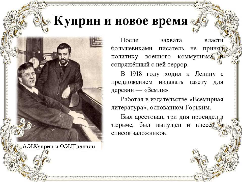 Биография а.и. куприна: жизнь и творчество писателя