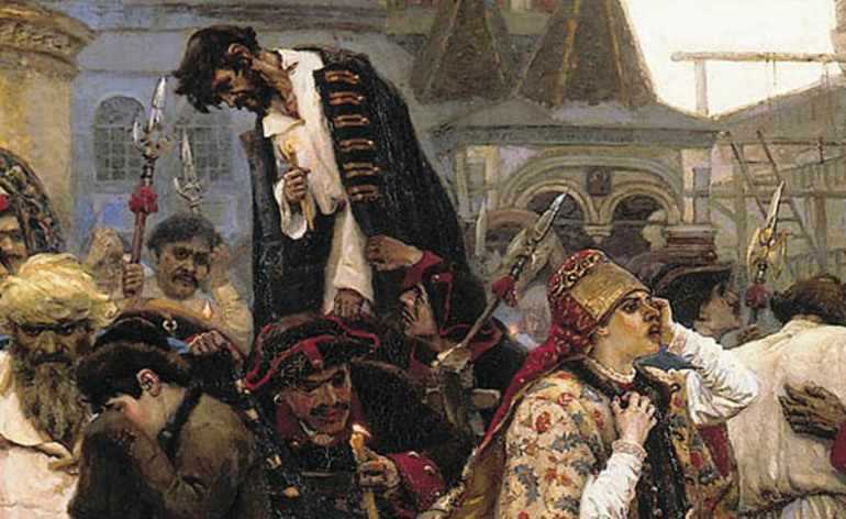 «утро стрелецкой казни» - описание картины василия ивановича сурикова