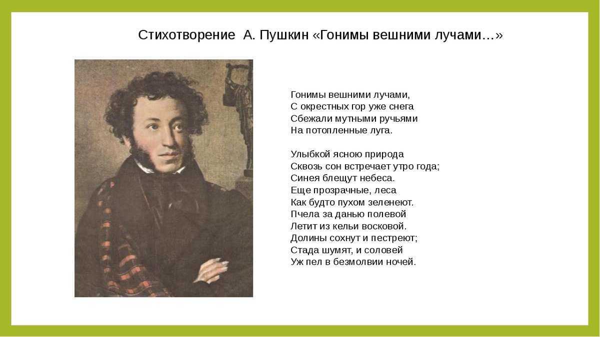 А. с. пушкин «поэту» анализ стихотворения