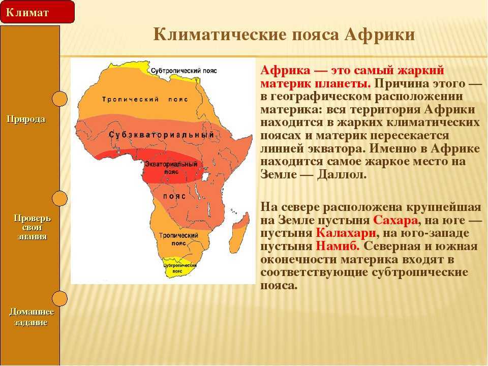 География африки: геология, климат, пустыни, водоемы, природные ресурсы и экология
