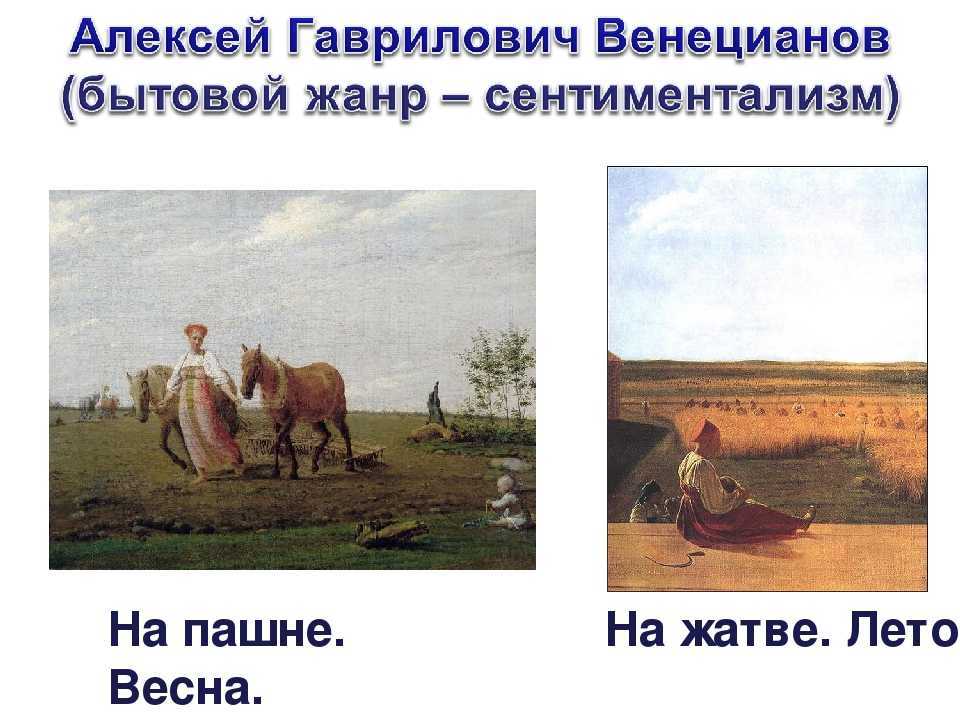 История шедевра: “на пашне весна” картина венецианова
