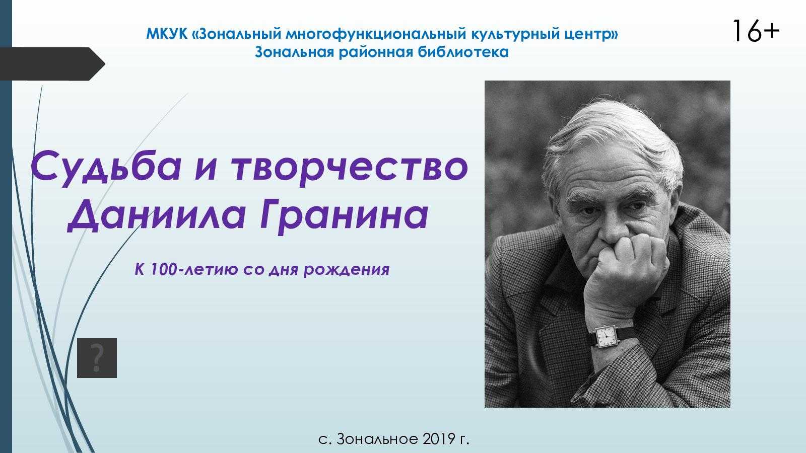 «ушёл человек-совесть». памяти даниила гранина - парламентская газета