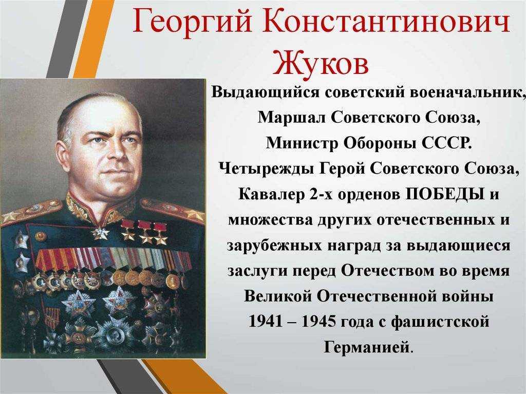 Жуков георгий константинович – маршал победы