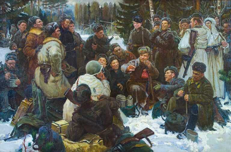 Сочинение по картине непринцева "отдых после боя"