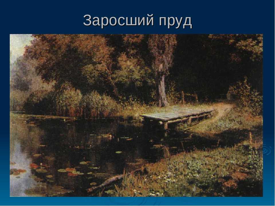 Сочинение по картине поленова «заросший пруд» ❤️ - сочинения на свободную тему